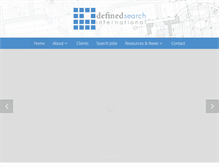 Tablet Screenshot of definedsearch.com